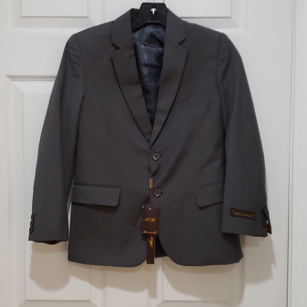 Alberto Danelli Boy's Gray Blazer Size 8